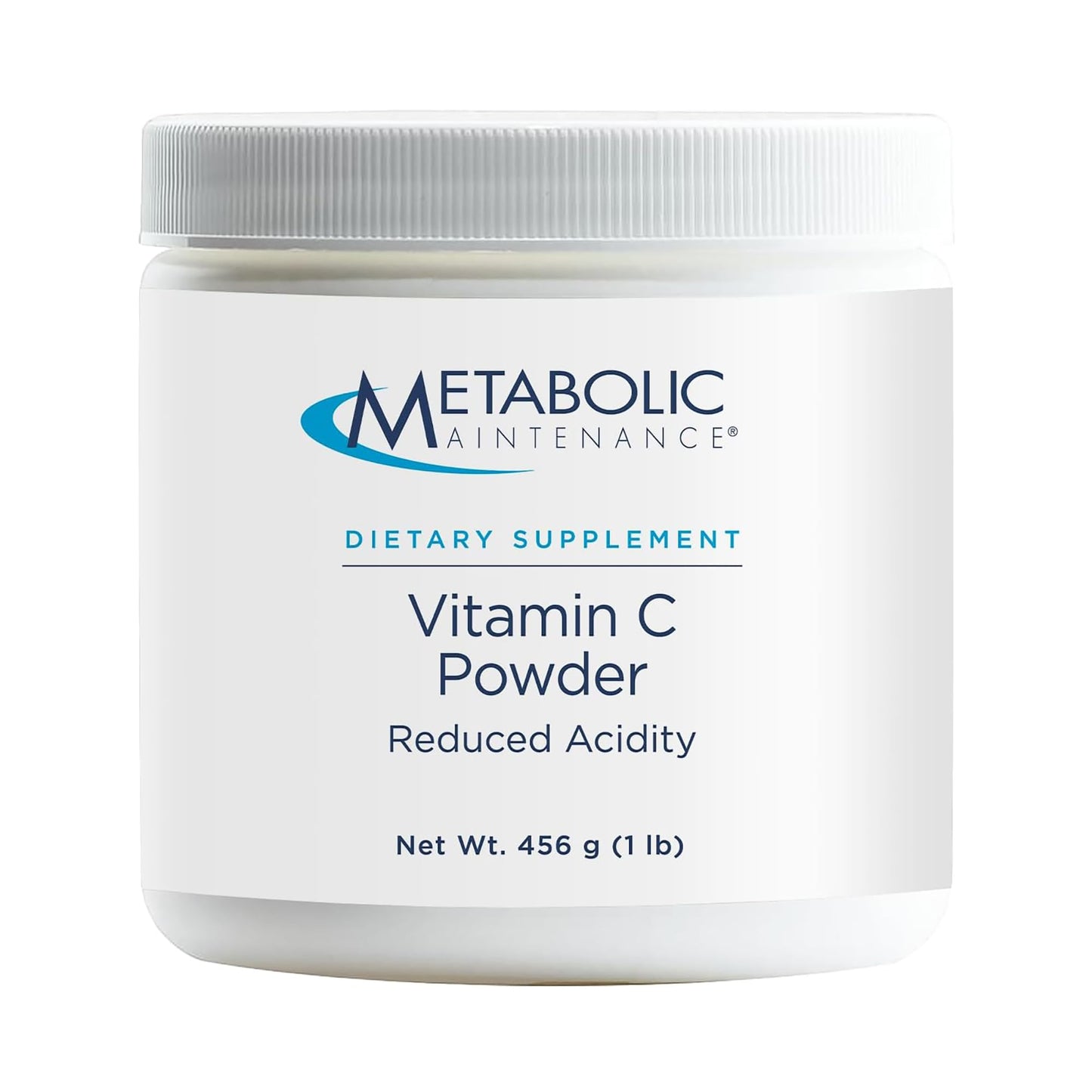 Metabolic Maintenance Pure Vitamin C Powder 1100 mg – Immune Support & Adrenal Health (Gluten Free, 1 lb)