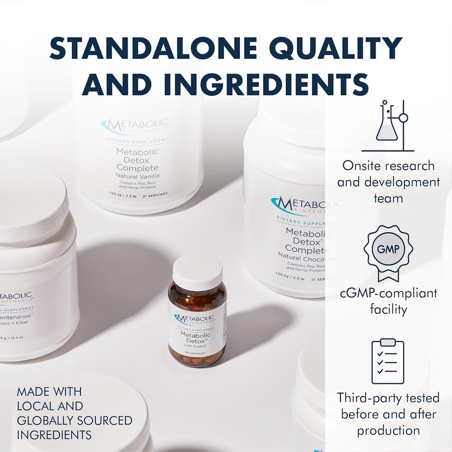 Metabolic Maintenance Rebuild — Bone Health Support with Calcium, Vitamin D, K2, Zinc & Magnesium (180 Capsules)