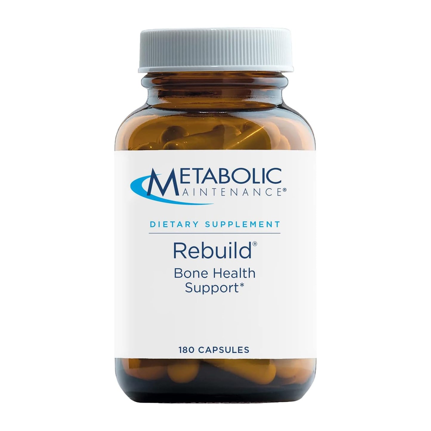 Metabolic Maintenance Rebuild — Bone Health Support with Calcium, Vitamin D, K2, Zinc & Magnesium (180 Capsules)