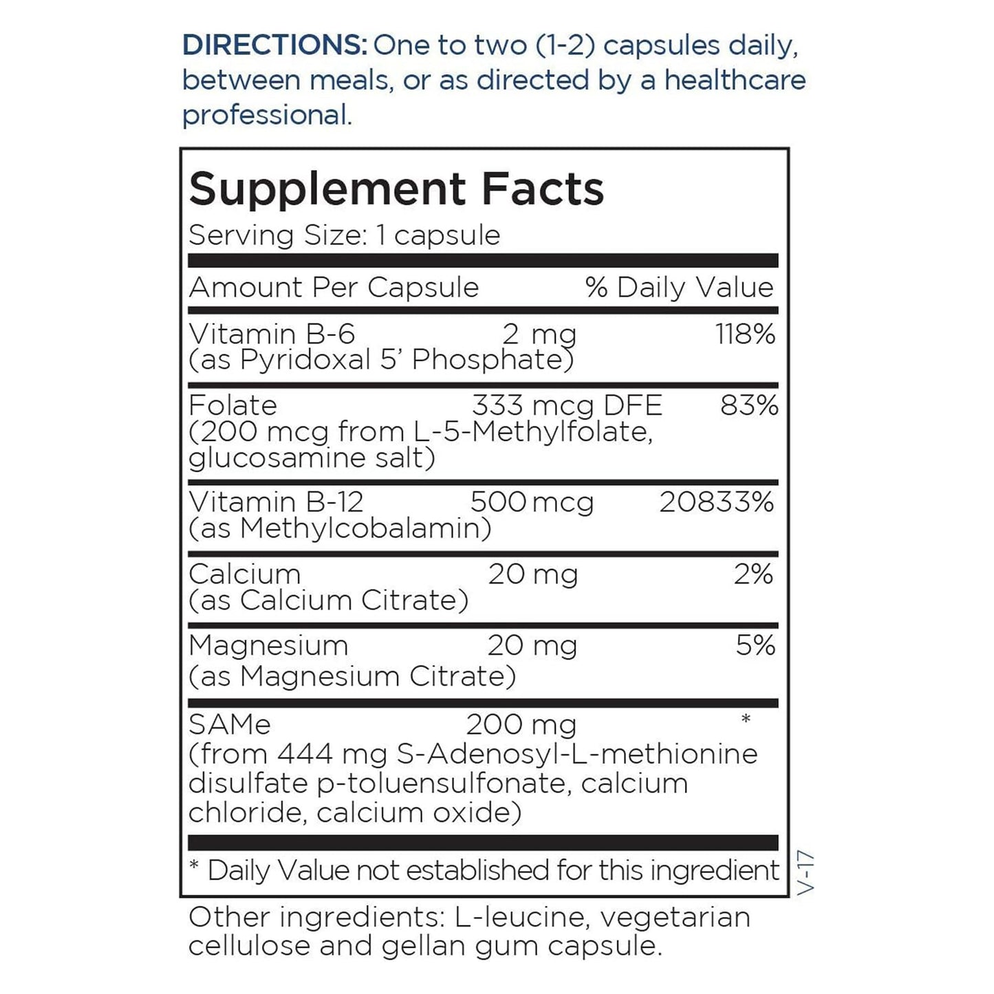 Metabolic Maintenance Sam-E + Cofactors 200 mg | Joint & Liver Support
