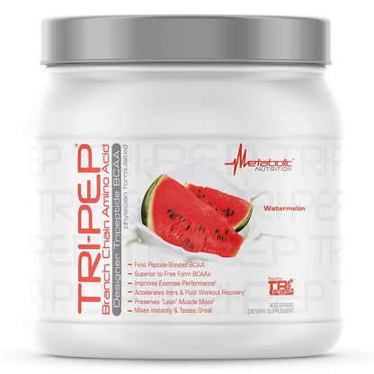Metabolic Nutrition TRIPEP Tri-Peptide BCAA Powder - Watermelon 400g