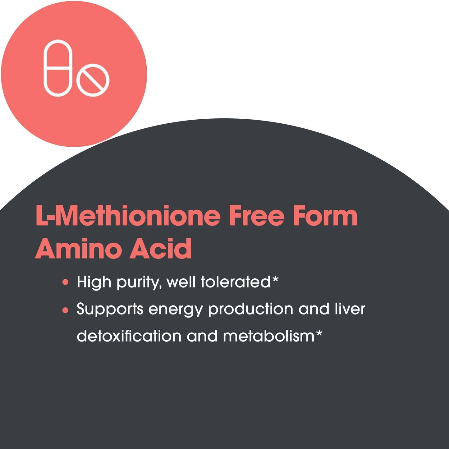 L-Methionine 500mg – Liver & Energy Support | Allergy Research Group | Vegetarian Capsules (100 Count)