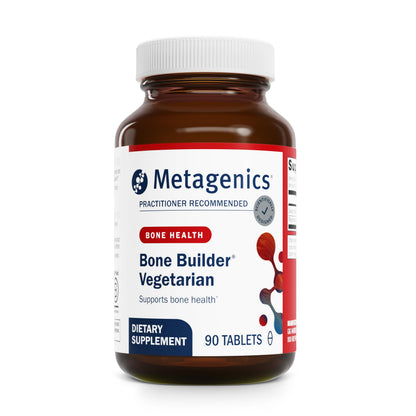 Metagenics Bone Builder Vegetarian – Balanced Calcium & Magnesium for Bone Health | Plant-Based, Gluten-Free, cGMP | 90 Servings