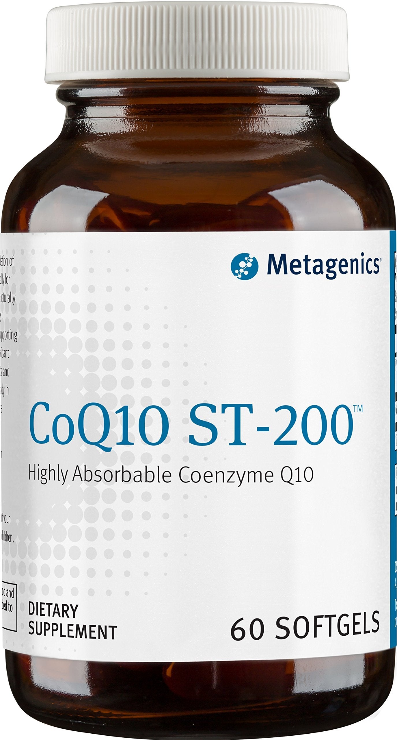 Metagenics CoQ10 ST-200 Supplement - High Absorption 200 mg Ubiquinone | Heart, Energy & Antioxidant Support
