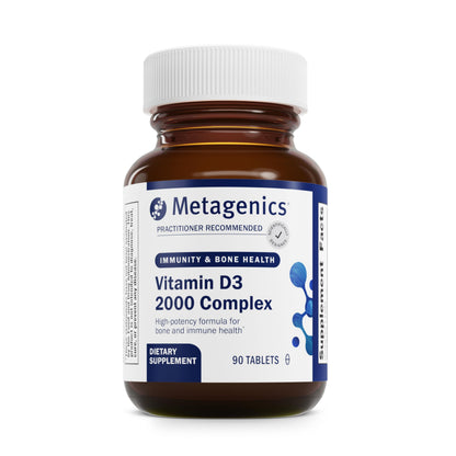 Metagenics D3 2000 IU Complex – Vitamin D3 with Isoflavones | 3-Month Supply