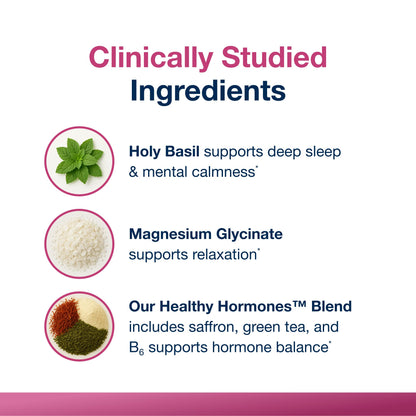 Metagenics HerWellness Recharge Overnight – Sleep Support (60 Tablets)