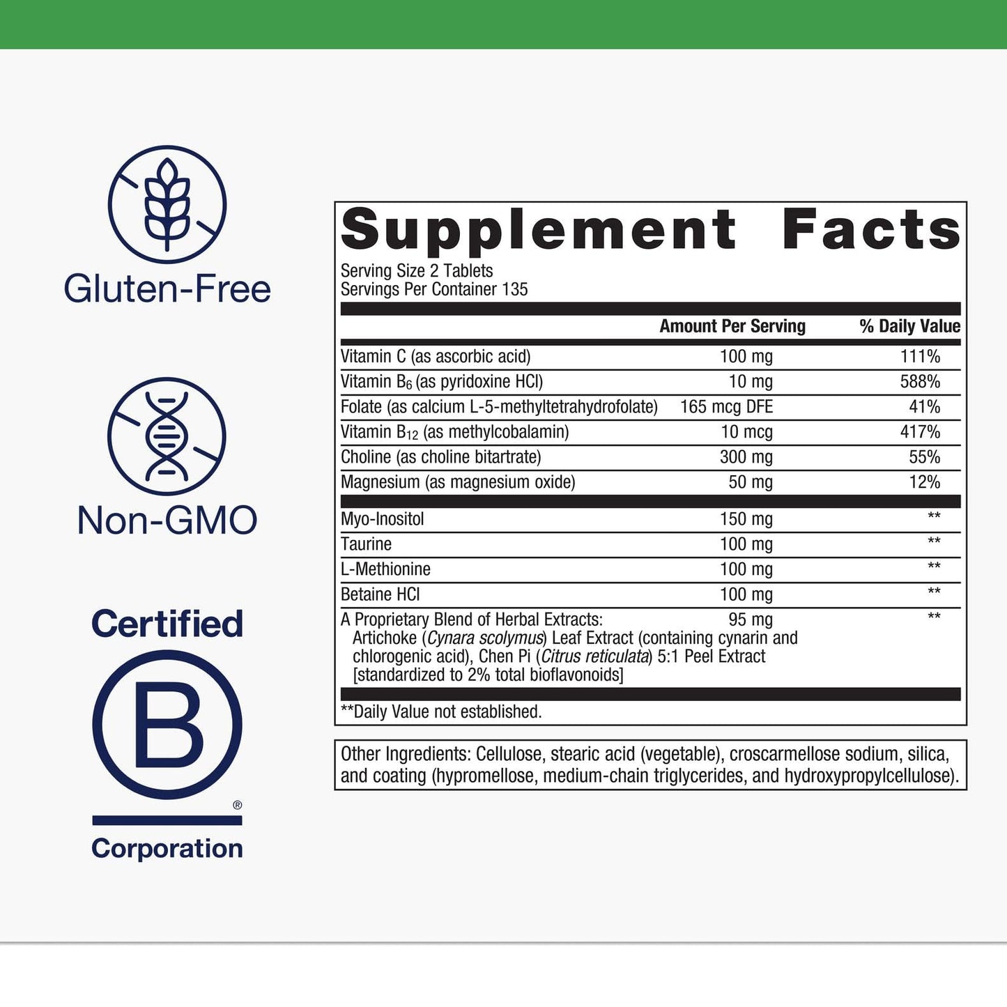 Metagenics Lipo-Gen Lipotropic Liver & Gallbladder Support - 270 Tablets