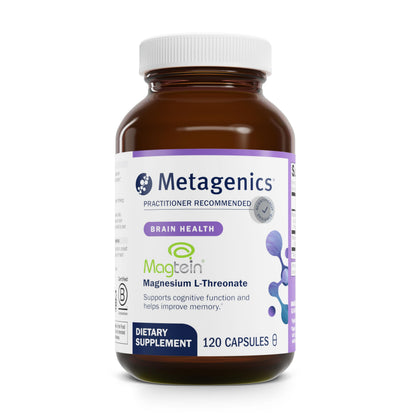 Metagenics Magnesium L-Threonate (Magtein) – Brain Health & Cognitive Support | 120 Capsules