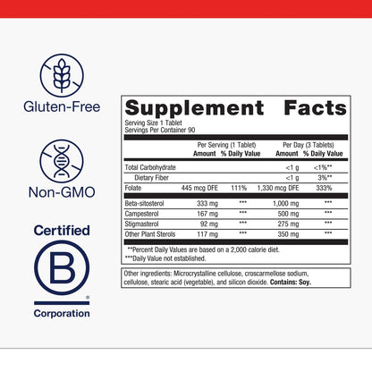 Metagenics Meta-Sitosterol 2.0: Plant Sterol Complex for Cholesterol Support | 90 Tablets