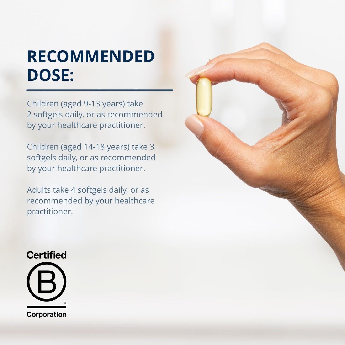 Metagenics OmegaGenics Fish Oil 720 mg EPA-DHA | High Potency Omega-3, Purity-Tested & Sustainably Sourced | 120 Softgels