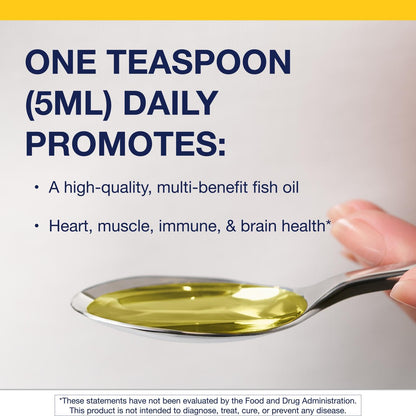 Metagenics OmegaGenics EPA-DHA 2400 mg – High Potency Lemon Fish Oil, Non-GMO & Gluten-Free