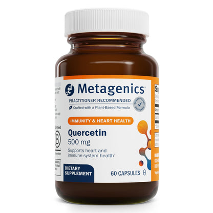 Metagenics Quercetin 500mg Supplement – Immune, Antioxidant & Heart Support | Non-GMO, Gluten-Free, Vegan – 60 Capsules