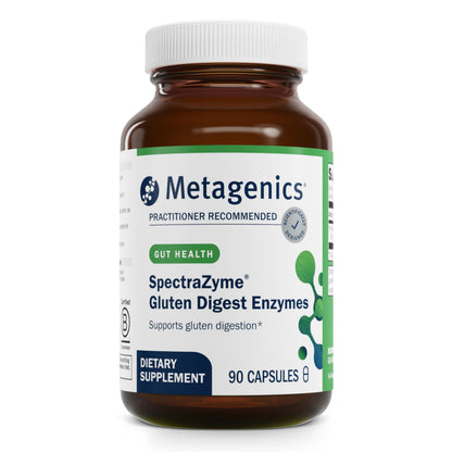 Metagenics SpectraZyme Gluten Digest Enzymes – 40 Capsules – Non-GMO & Vegetarian