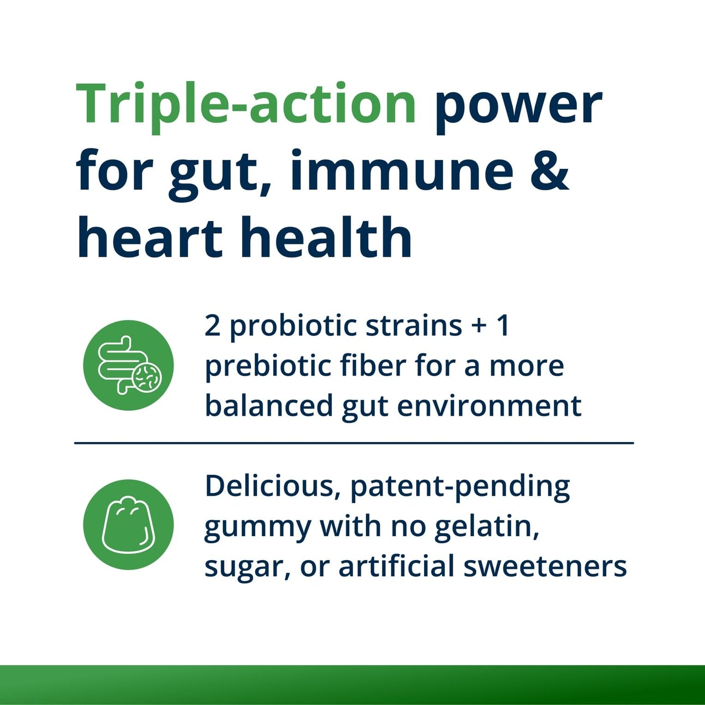 Metagenics UltraFlora 3 in 1 Daily Probiotic Gummies | Shelf-Stable