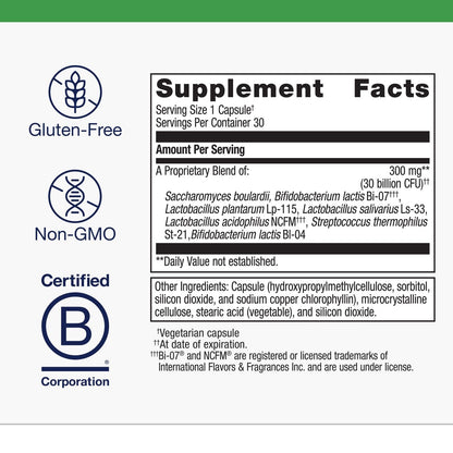 Metagenics UltraFlora Spectrum – Shelf-Stable Probiotic, 30B CFU, 7 Strains, Non-GMO & Gluten-Free