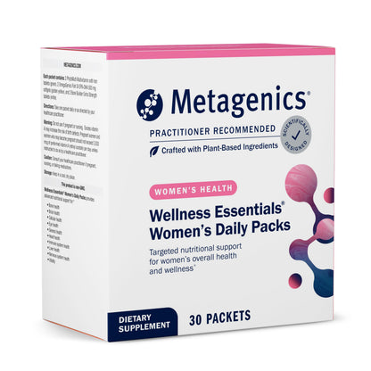 Metagenics Wellness Essentials Women's Daily Packets | Multivitamin, Omega-3s & Antioxidants | Non-GMO, Gluten-Free | 30 Packets