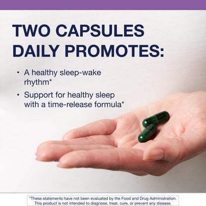 Metagenics MetaSleep Dual-Phase Melatonin Sleep Supplement – Kava Root, 60 Capsules – Non-GMO, Gluten-Free