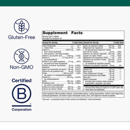 Metagenics Multigenics Multivitamin – Daily Multivitamin for Bone, Heart & Immune Support