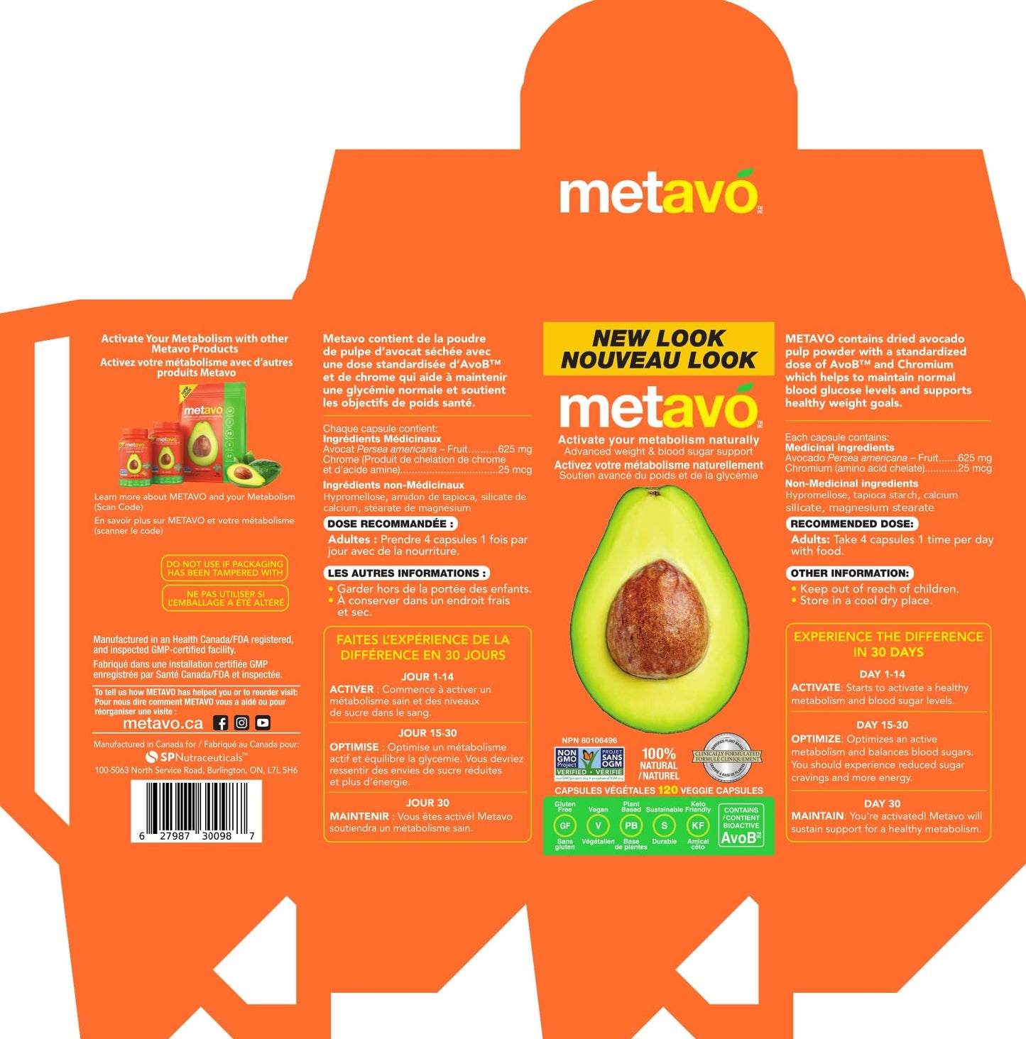 Metavo Advanced GLP-1 Metabolism Support – Boost Metabolism & Energy (90 Capsules)