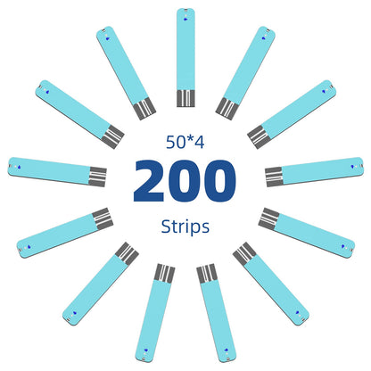 Metene TD-4116 Blood Glucose Test Strips – 200 Count for Metene TD-4116 & Metene S Monitors