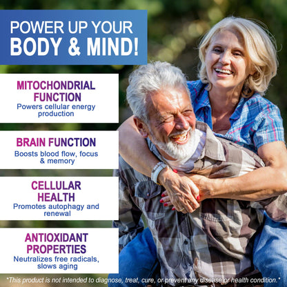 Methylene Blue Gummies for Humans | High-Potency Brain Booster & Antioxidant - Vegan 60 Count