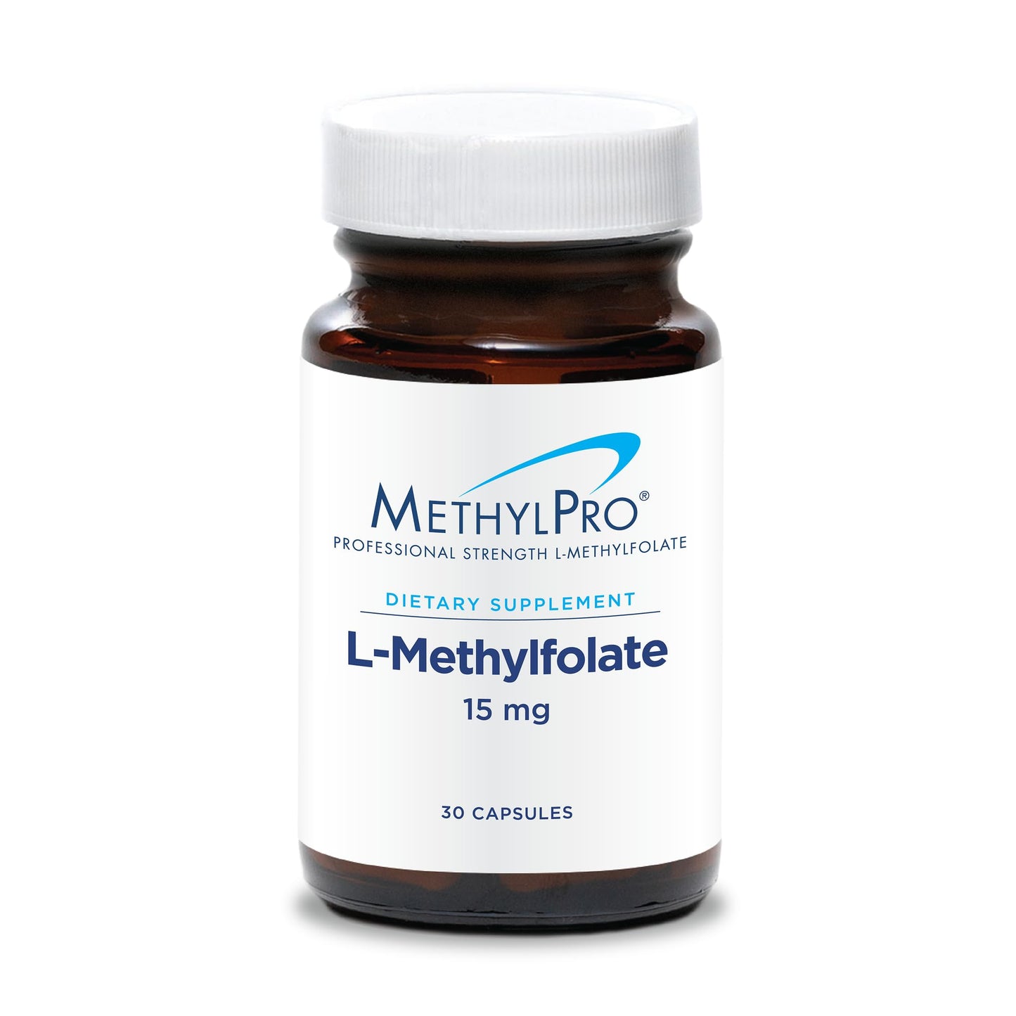 MethylPro L-Methylfolate 15 mg - 5-MTHF | Brain Health, Focus, Calm - 30 Capsules (Pack of 1)