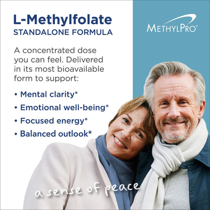 MethylPro L-Methylfolate 5 mg – Brain Health, Focus & Calm (5-MTHF)