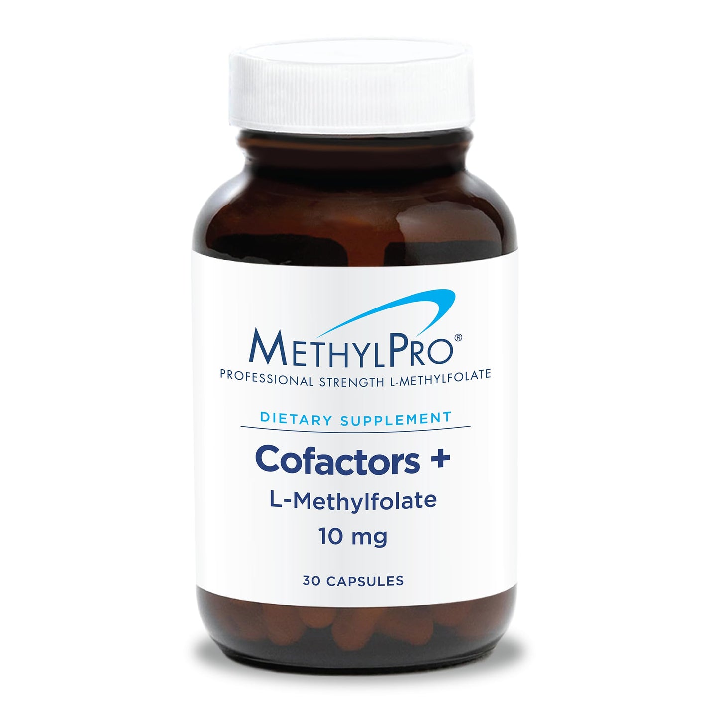 MethylPro L-Methylfolate 10 mg + Cofactors – 30 Capsules (Pack of 1) | 5-MTHF, B6, B12, Mg