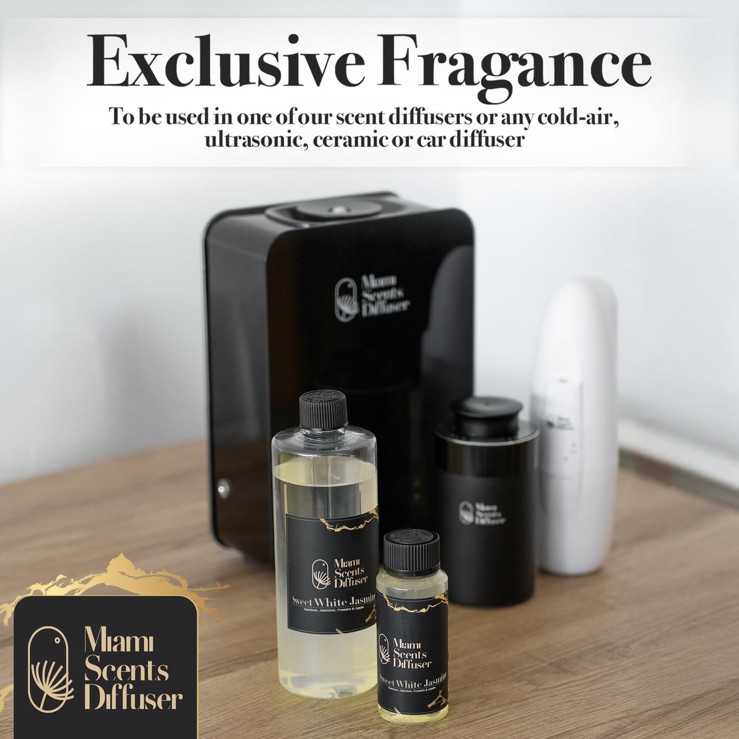 Sweet White Jasmine Diffuser Oil — Hotel-Inspired Luxury | Miami Scents Diffuser