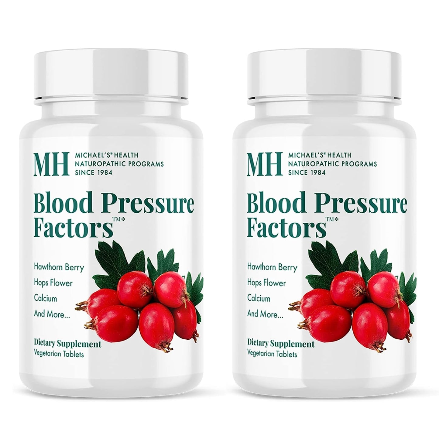 MICHAEL'S Blood Pressure Factors - Naturopathic Program (60 TB, 2 Pack) | Fluid Balance Support | Kosher