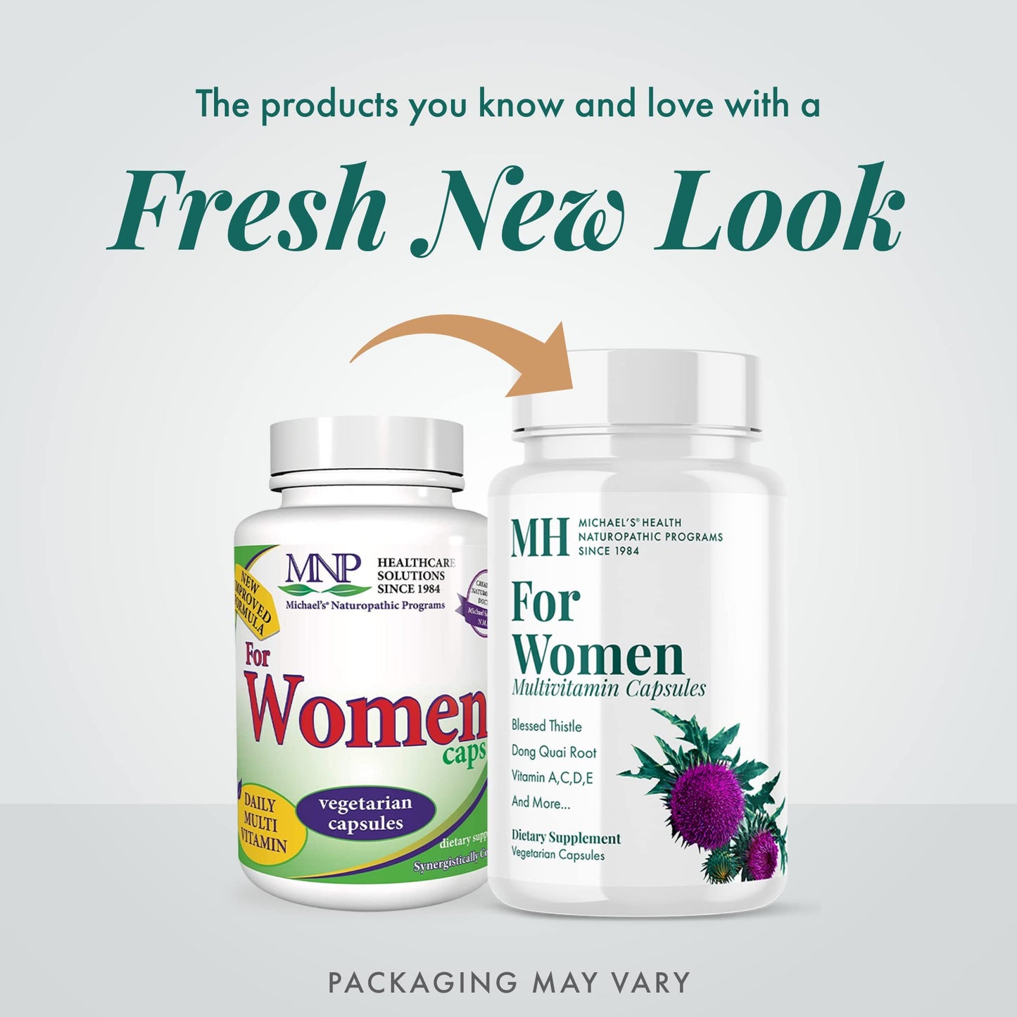 Michael's Health Naturopathic Women’s Multivitamin – 90 Vegetarian Capsules | Energy, Hair, Skin & Nails | 30 Servings