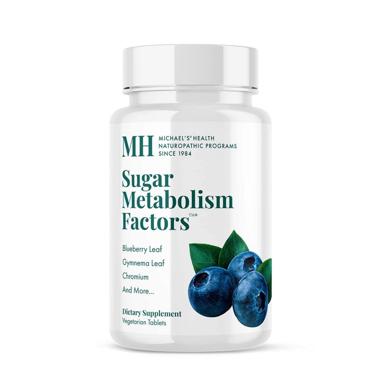 Michael's Health Naturopathic Sugar Metabolism Factors – 90 Vegetarian Tablets, Insulin Production Support, Vegetarian Gluten Free Kosher – 15 Servings