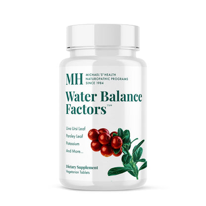 Michael's Water Balance Factors – 120 Vegetarian Tablets | Potassium & Vitamin B6, Gluten Free & Kosher