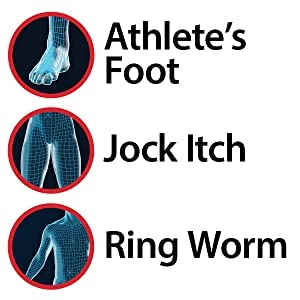 Miconazole Globe 3 Pack 2% Cream – Relief for Athlete's Foot, Jock Itch & Ringworm