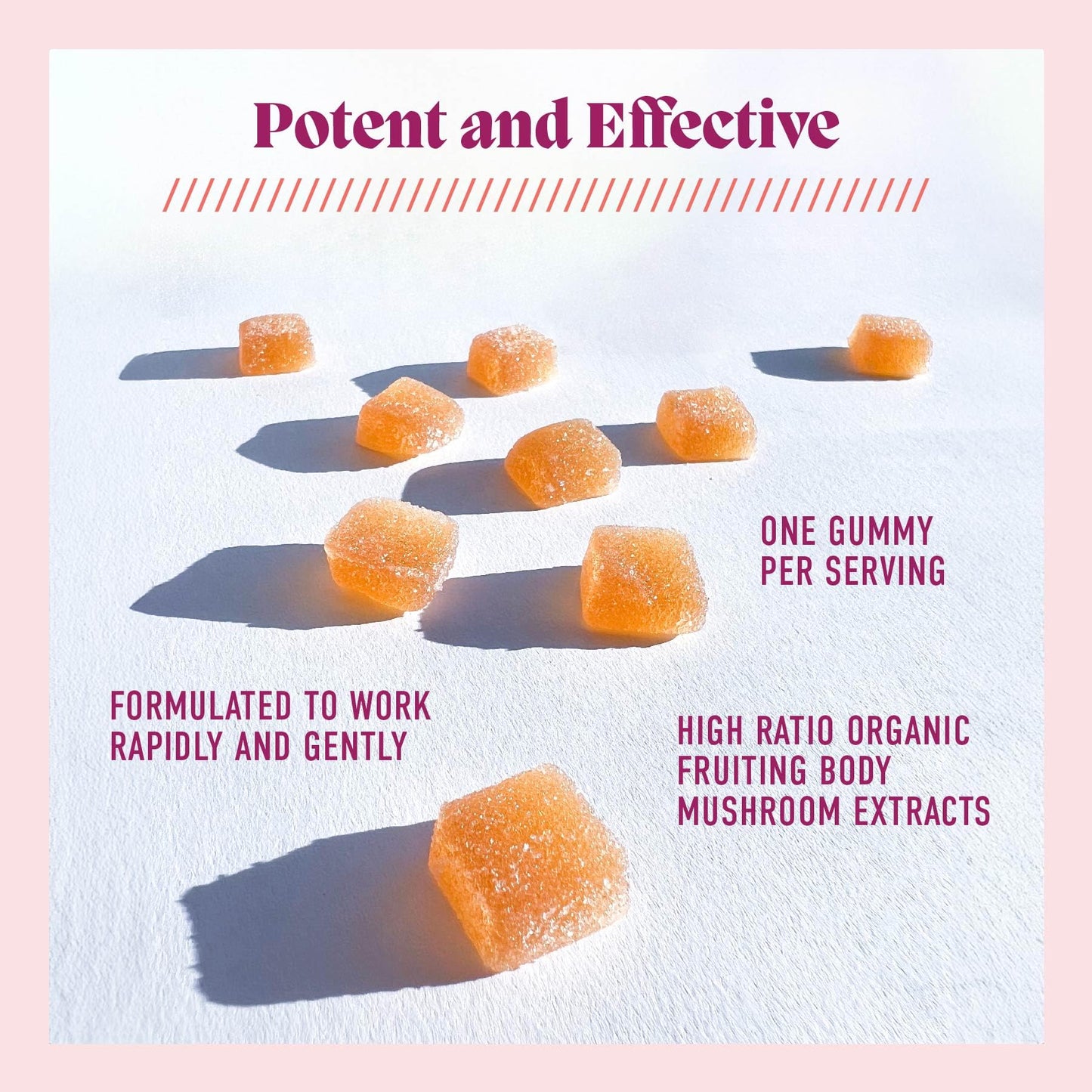 Microjoy Concentrate Gummies – Focus, Memory & Mood Support | Lemon Flavor (Vegan, Non-GMO, Gluten-Free) | 30 Servings