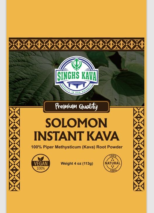 Micronized Instant Kava Powder - Solomon Kava (4 oz) | Noble Certified