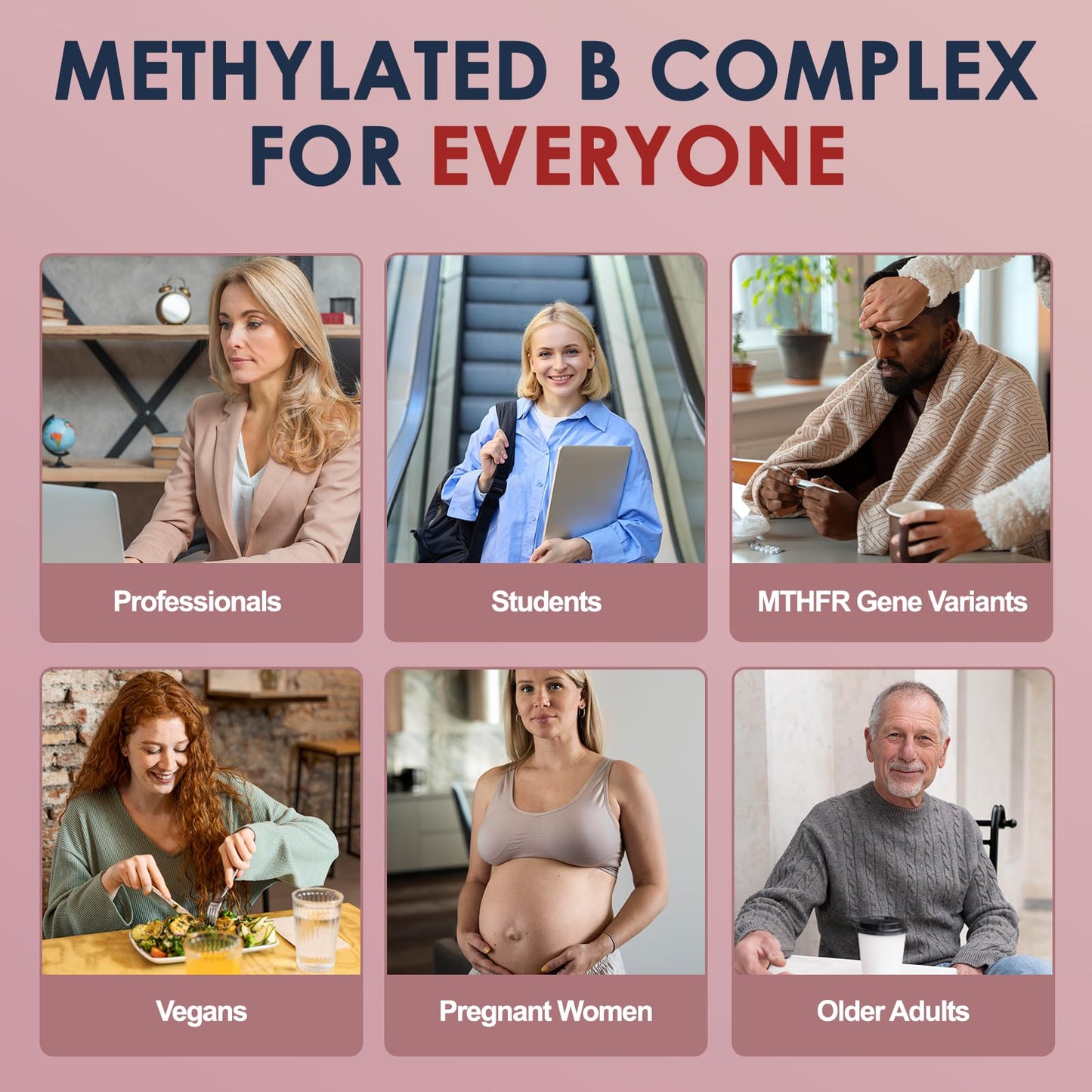 Migcopat 17-in-1 Methylated B Complex – 120 Capsules | Methylfolate, Methylcobalamin