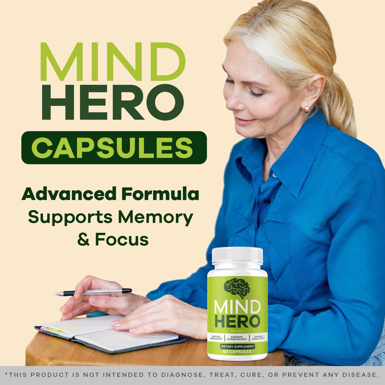 Mind Hero Capsules – 2-Pack Brain Health & Memory Support