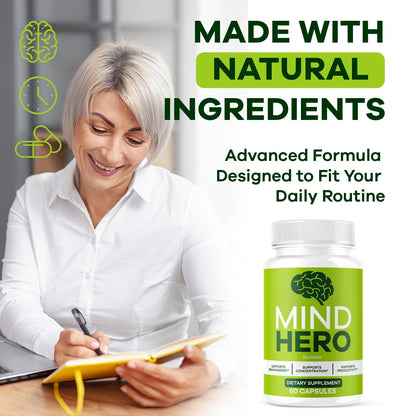 Mind Hero Capsules – 2-Pack Brain Health & Memory Support