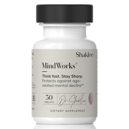 Shaklee MindWorks® – Brain Health Supplement for Sharpness & Focus | 30 Tablets