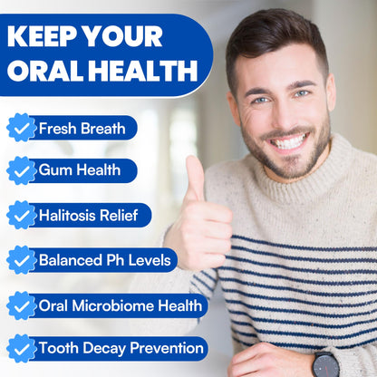 Oral Probiotics 11B CFU with M18 & A12 – Fresh Breath, Gum Health (120 Lozenges)