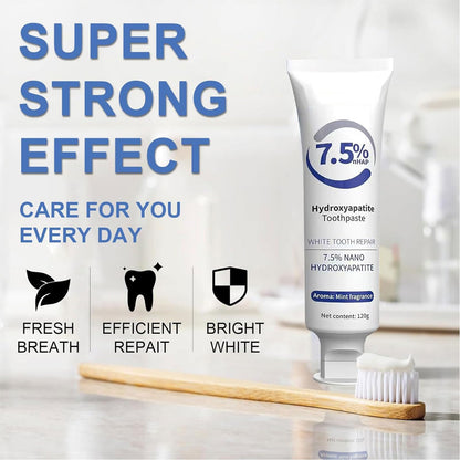 Fluoride-Free Nano Hydroxyapatite Toothpaste – Whitening & Remineralizing (4.23oz)