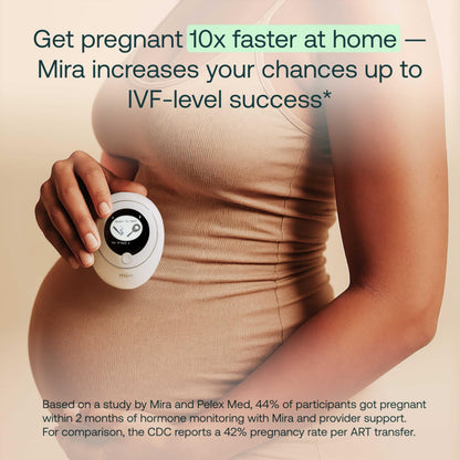 Mira Max Fertility Monitor & Ovulation Test Kit | 7x More Accurate At-Home Hormone Tracker