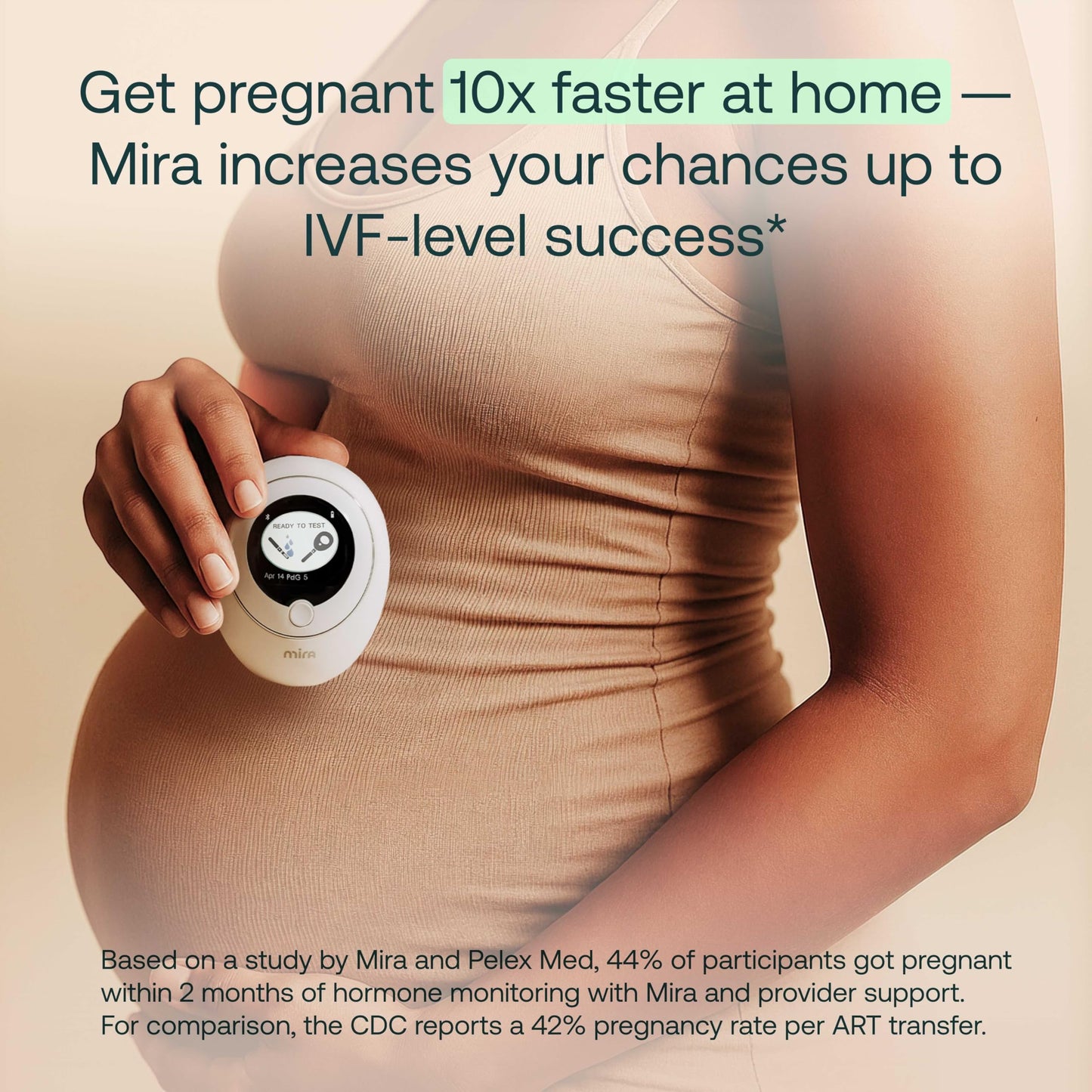 Mira Max Fertility Monitor & Ovulation Kit – At-Home LH, E3G & PdG Tracker (7x More Accurate)