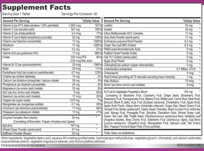 MiracleMulti Women Multivitamin with Probiotics - Immune Support & Energy | 60 Servings | Non-GMO