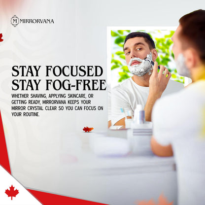 MIRRORVANA Anti Fog Spray for Shower Mirrors - 2 Bottles (7 ml)