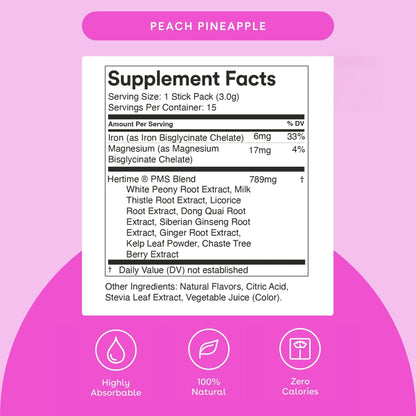 Mixhers Hertime PMS+ | Hormonal Health & Menstrual Comfort • Sugar-Free