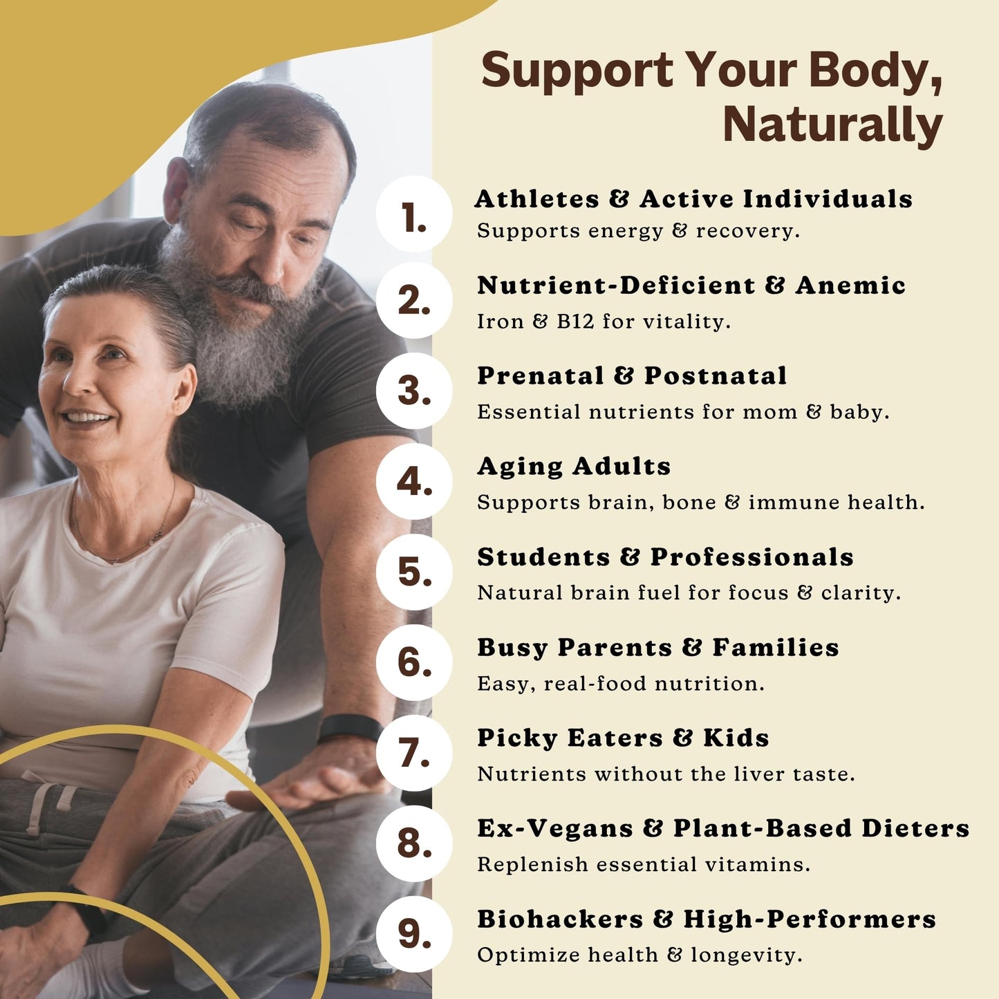 MK Supplements Grass Fed Beef Liver Supplement – Energy, Digestion & Immunity – Non-GMO, Freeze-Dried, 30 Servings