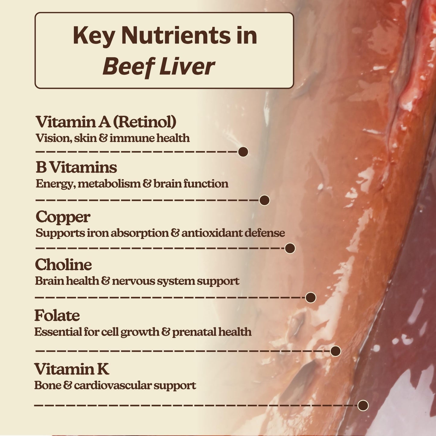 MK Supplements Grass Fed Beef Liver Supplement – Energy, Digestion & Immunity – Non-GMO, Freeze-Dried, 30 Servings