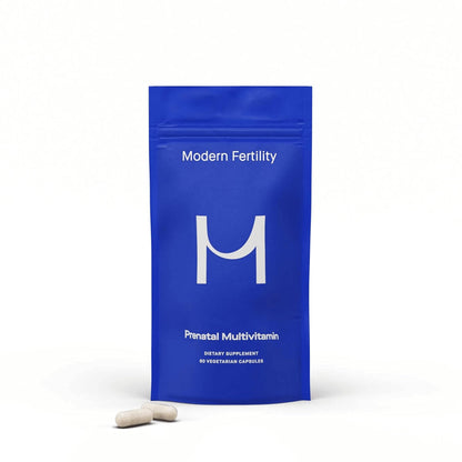 Modern Fertility Prenatal Multivitamin – OB-GYN Developed, 12 Essential Nutrients, 60 Capsules
